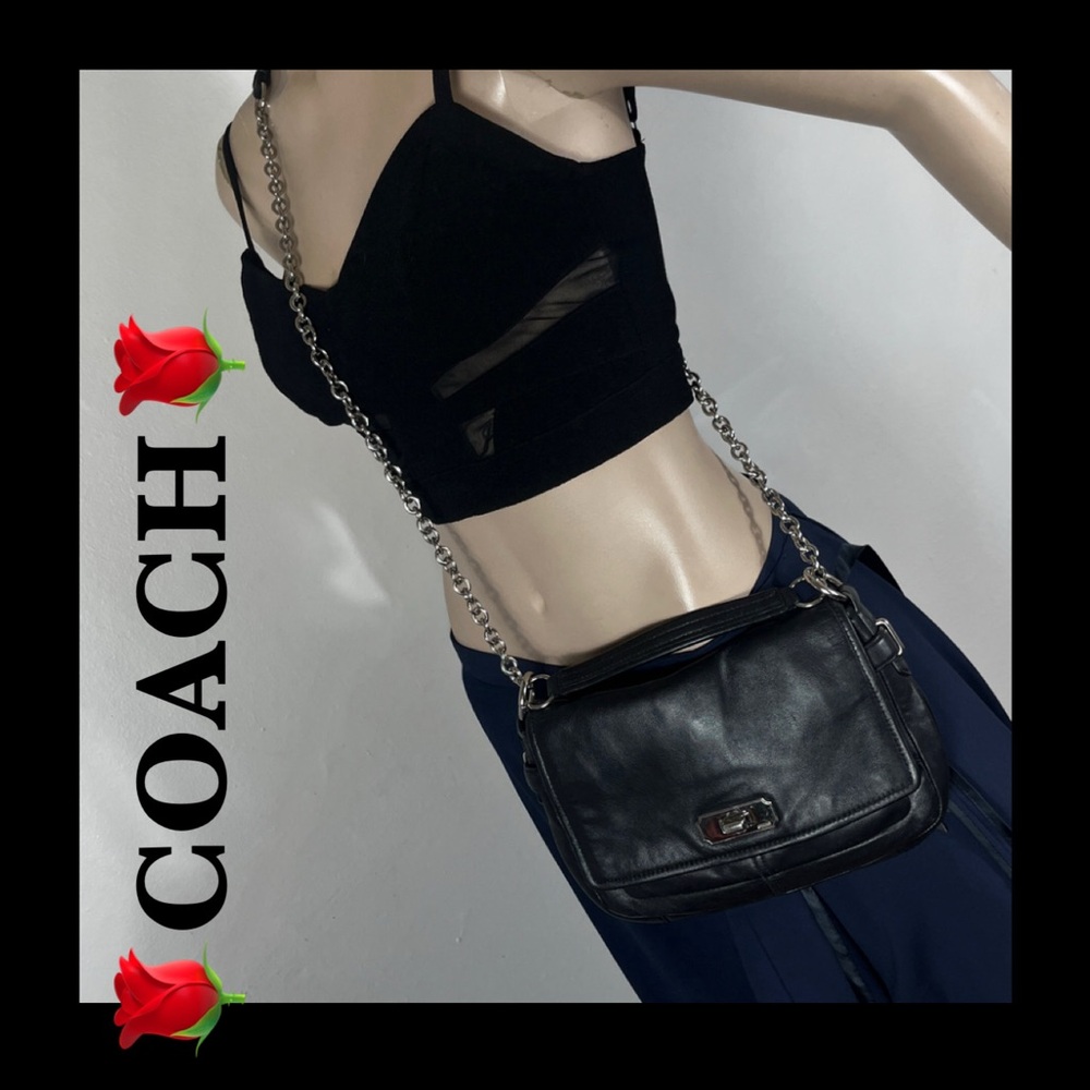 Coach Chelsea Bag in Black Leather